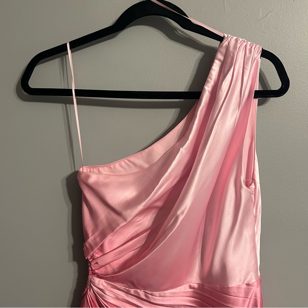 Adelyn Rae One-Shoulder Pink Gradient Dress - Picture 8 of 12